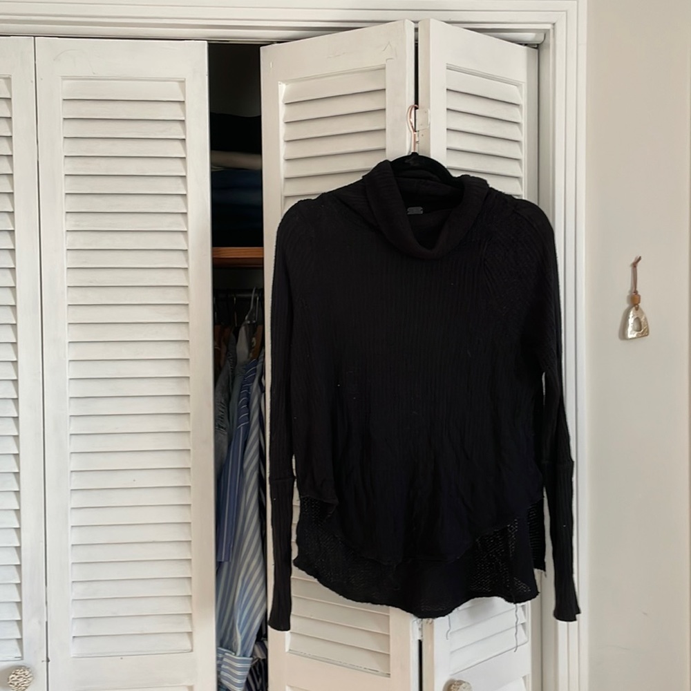 Free People • waffle knit long sleeve